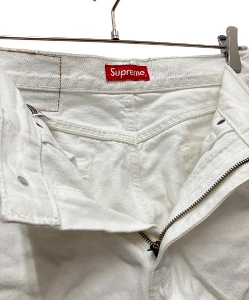 SUPREME（シュプリーム）Supreme (シュプリーム) LEVI'S (リーバイス) Washed 505 Jean ホワイト サイズ:W30の古着・服飾アイテム