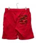A BATHING APE (アベイシングエイプ) スウェットハーフパンツ レッド サイズ:XL：9000円