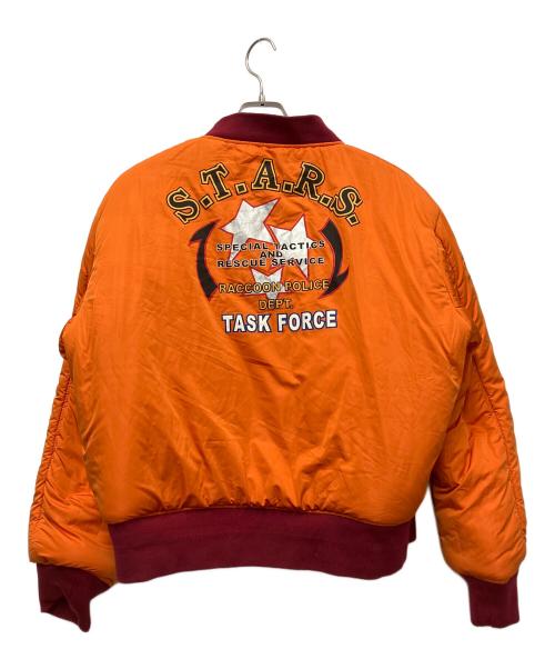 biohazard（バイオハザード）BIOHAZARD (バイオハザード) MA-1ジャケット レッド サイズ:XLの古着・服飾アイテム