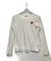 PLAY COMME des GARCONS（プレイコムデギャルソン）の古着「長袖カットソー」｜ホワイト