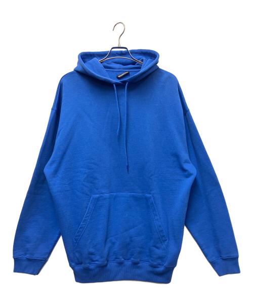 BALENCIAGA（バレンシアガ）BALENCIAGA (バレンシアガ) プルオーバーパーカー ブルー サイズ:Sの古着・服飾アイテム