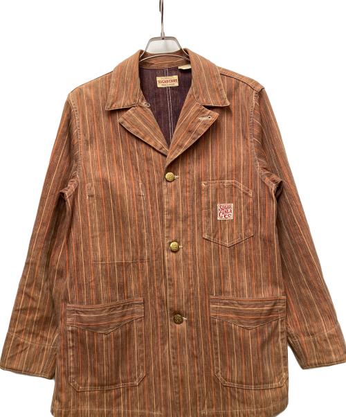 SUGAR CANE（シュガーケーン）SUGAR CANE (シュガーケーン) テーラードジャケット ブラウン サイズ:Mの古着・服飾アイテム