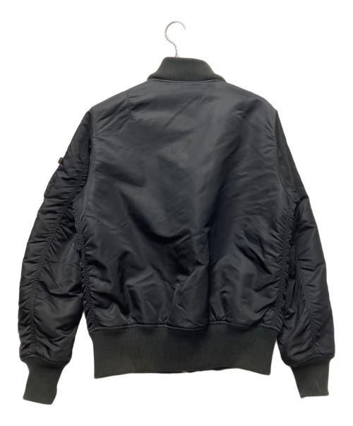 ALPHA（アルファ）ALPHA (アルファ) MA-1ジャケット ブラック サイズ:Lの古着・服飾アイテム