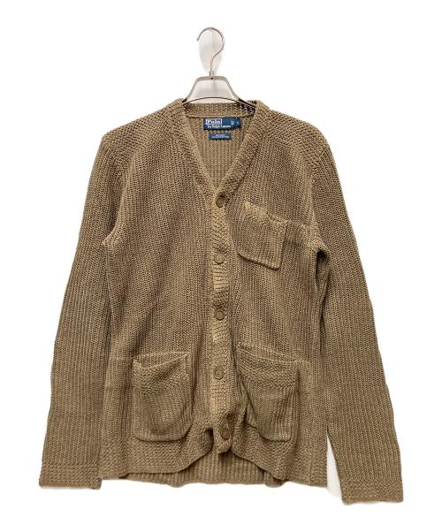 POLO RALPH LAUREN（ポロ・ラルフローレン）POLO RALPH LAUREN (ポロ・ラルフローレン) 厚手カーディガン カーキ サイズ:Lの古着・服飾アイテム