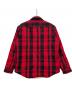 POLO RALPH LAUREN (ポロ・ラルフローレン) バッファローチェック裏ボアシャツジャケット レッド×ブラック サイズ:L：15000円