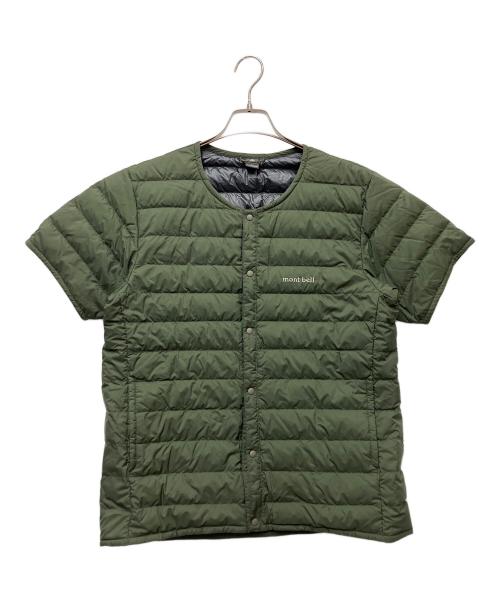 mont-bell（モンベル）mont-bell (モンベル) スペリオダウン ラウンドネックT オリーブ サイズ:Mの古着・服飾アイテム