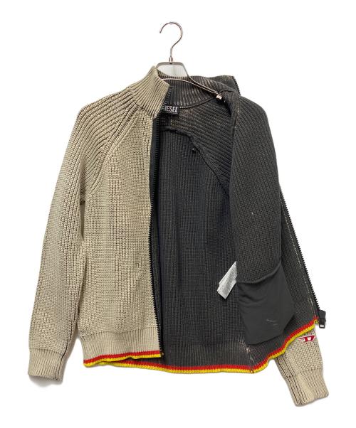 DIESEL（ディーゼル）DIESEL (ディーゼル) 厚手ニット ベージュ サイズ:Sの古着・服飾アイテム