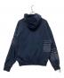 WISHFOREVER (ウィッシュフォーエバー) ERROR LOGO PRINT DOUBLE ZIP HOODI ネイビー サイズ:Ｌ：6000円