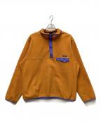 Patagoniaパタゴニア）の古着「スナップTフリース」｜パープル×ブラウン