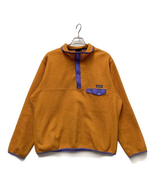 Patagonia（パタゴニア）Patagonia (パタゴニア) スナップTフリース パープル×ブラウン サイズ:XLの古着・服飾アイテム