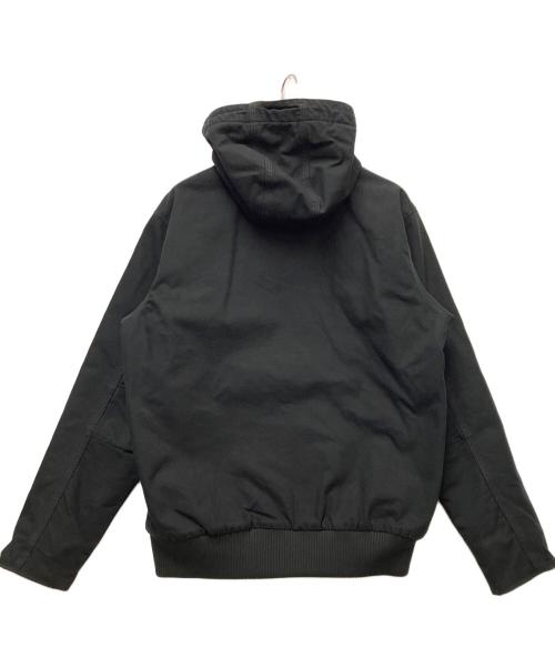 CarHartt（カーハート）CarHartt (カーハート) キルトフランネル裏地付きサンドストーンアクティブジャケット ブラック サイズ:Mの古着・服飾アイテム