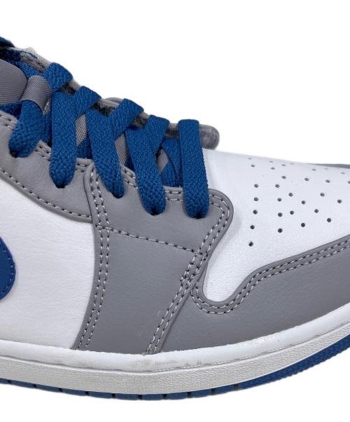 NIKE（ナイキ）NIKE (ナイキ) AIR JORDAN 1 MID ブルー×グレー サイズ:27cmの古着・服飾アイテム