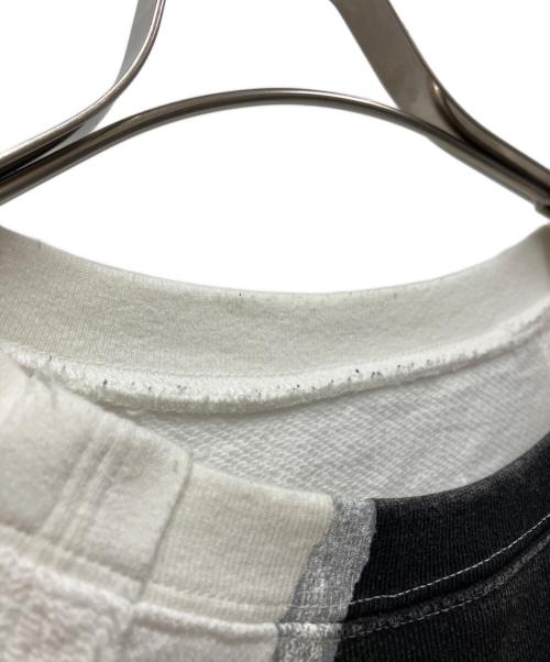 SUPREME（シュプリーム）Supreme (シュプリーム) Maison Margiela (メゾンマルジェラ) LOGO PRINT OVER SIZE SWEAT ホワイト×ブラック サイズ:50の古着・服飾アイテム