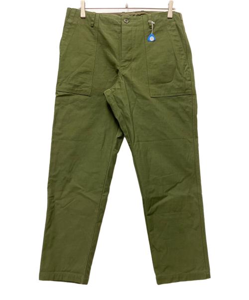 maillot（マイヨ）maillot (マイヨ) ベイカーパンツ グリーン サイズ:3	の古着・服飾アイテム