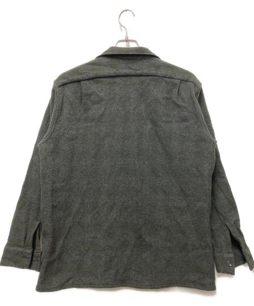 COMOLI（コモリ）COMOLI (コモリ) 長袖シャツ グレー×グリーン サイズ:2の古着・服飾アイテム