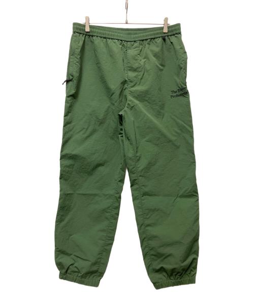 The Ennnoy Professional（ザ エンノイ プロフェッショナル）The Ennnoy Professional (ザ エンノイ プロフェッショナル) ナイロンパンツ グリーン サイズ:XLの古着・服飾アイテム