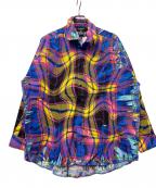 Desigualデシグアル）の古着「長袖シャツ」｜マルチカラー