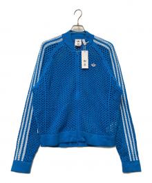 adidas×CLOT（アディダス×クロット）の古着「CROCHET TRACKTOP」｜ブルー