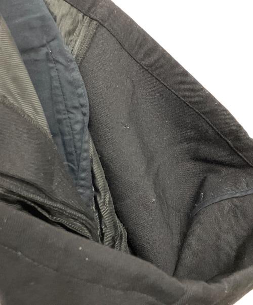 ANN DEMEULEMEESTER（アンドゥムルメステール）ANN DEMEULEMEESTER (アンドゥムルメステール) ストレートパンツ ブラック サイズ:XSの古着・服飾アイテム