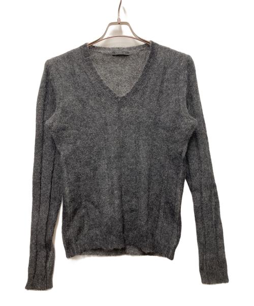 PRADA（プラダ）PRADA (プラダ) 厚手ニット グレー サイズ:48の古着・服飾アイテム