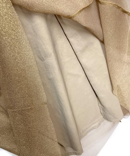 Kaene（カエン）Kaene (カエン) ノースリーブ・キャミソールワンピース ベージュ サイズ:Mの古着・服飾アイテム