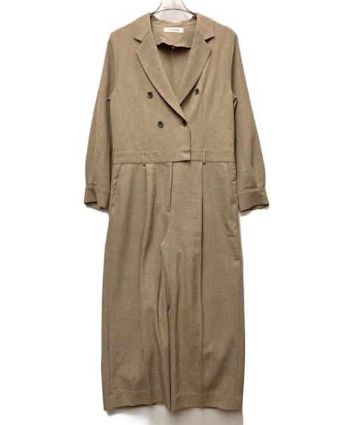 THE PAUSE（ザポーズ）THE PAUSE (ザポーズ) テーラーカラージャンプスーツ ベージュ サイズ:FREEの古着・服飾アイテム