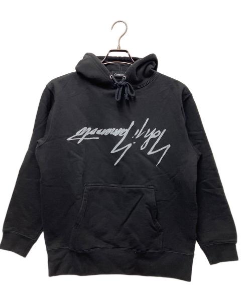 GROUND Y（グラウンドワイ）GROUND Y (グラウンドワイ) 反転ロゴパーカー ブラック サイズ:3の古着・服飾アイテム
