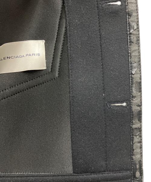 BALENCIAGA（バレンシアガ）BALENCIAGA (バレンシアガ) ショートウールブルゾン ブラック サイズ:44の古着・服飾アイテム