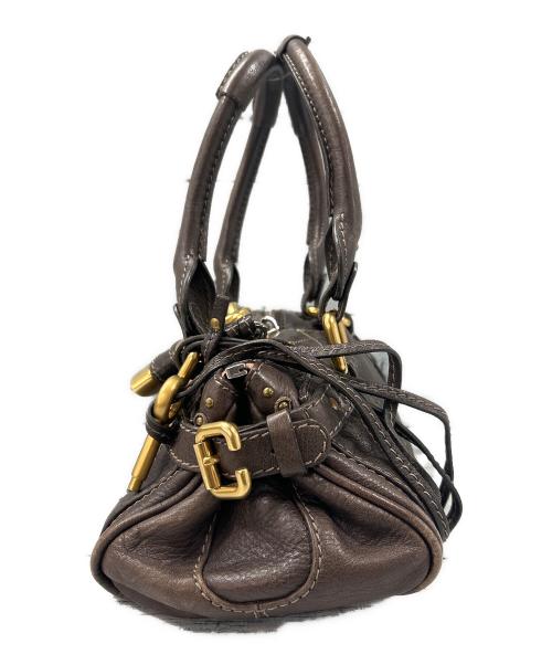 Chloe（クロエ）Chloe (クロエ) ミニパディントンハンドバッグ ブラウンの古着・服飾アイテム