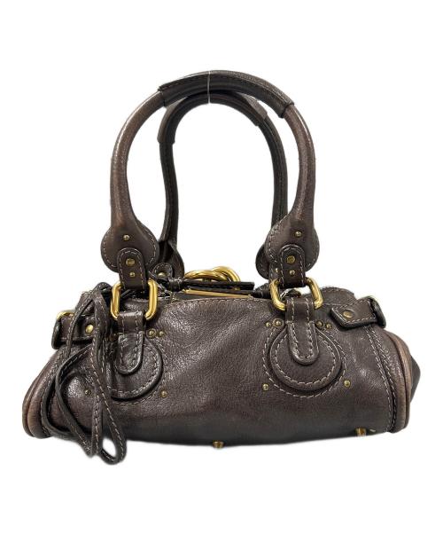 Chloe（クロエ）Chloe (クロエ) ミニパディントンハンドバッグ ブラウンの古着・服飾アイテム