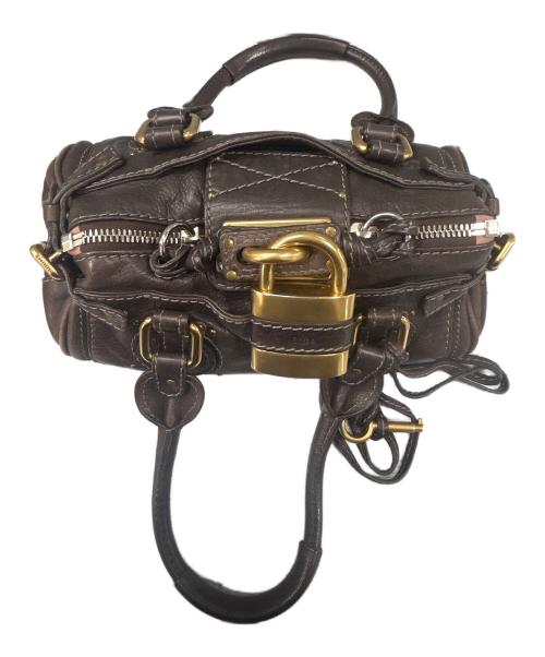 Chloe（クロエ）Chloe (クロエ) ミニパディントンハンドバッグ ブラウンの古着・服飾アイテム