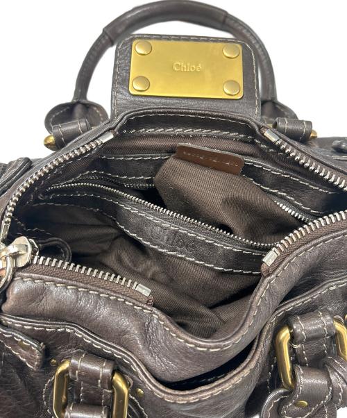 Chloe（クロエ）Chloe (クロエ) ミニパディントンハンドバッグ ブラウンの古着・服飾アイテム