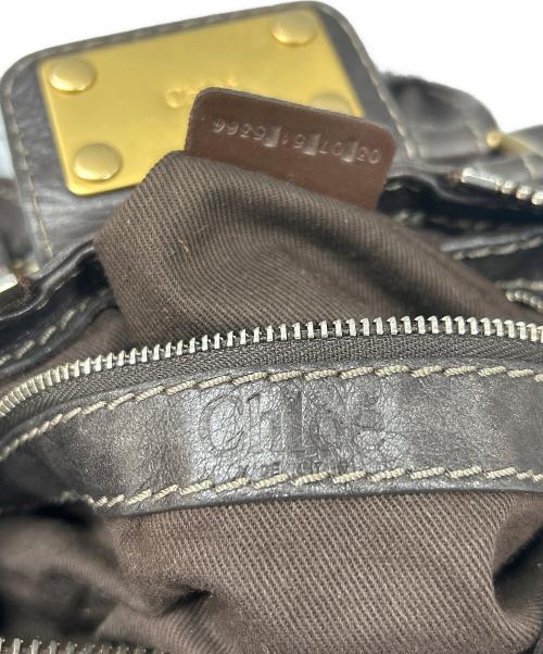 Chloe（クロエ）Chloe (クロエ) ミニパディントンハンドバッグ ブラウンの古着・服飾アイテム