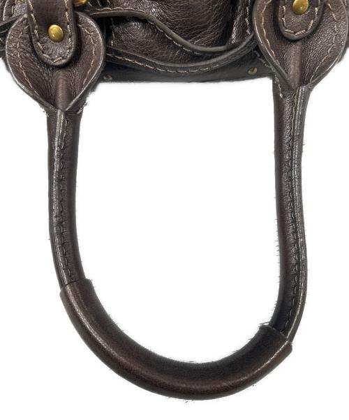 Chloe（クロエ）Chloe (クロエ) ミニパディントンハンドバッグ ブラウンの古着・服飾アイテム