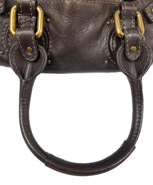 Chloe（クロエ）Chloe (クロエ) ミニパディントンハンドバッグ ブラウンの古着・服飾アイテム