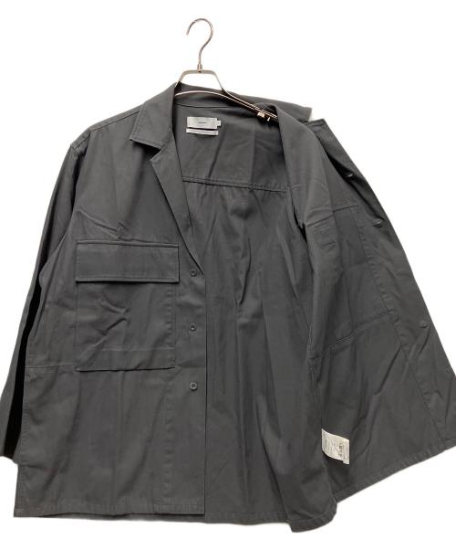 Graphpaper（グラフペーパー）Graphpaper (グラフペーパー) Wooly Cotton Military Jacket グレー サイズ:2の古着・服飾アイテム