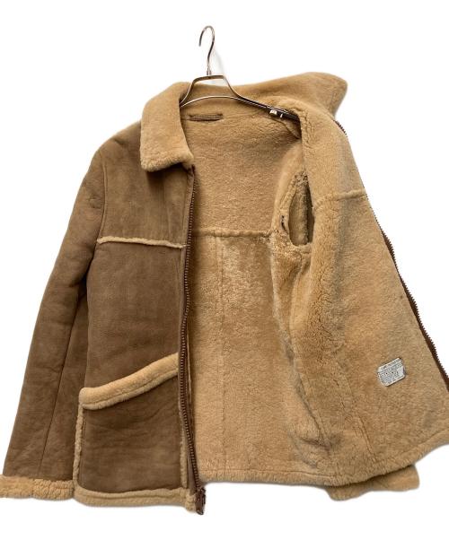 sawyer of napa（ソーヤーオブナパ）sawyer of napa (ソーヤーオブナパ) ムートンジャケット ベージュ サイズ:36の古着・服飾アイテム