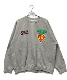 BEAMS×SSZ×master-piece sound（ビームス×エスエスズィー）の古着「プリントスウェット」｜グレー×グリーン
