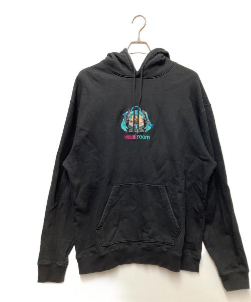 vault room（ボルトルーム）VAULT ROOM (ボルトルーム) プルオーバーパーカー ブラック サイズ:Lの古着・服飾アイテム