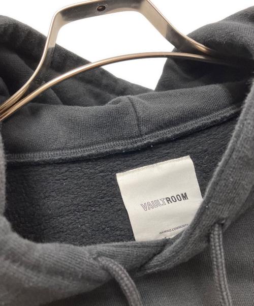 vault room（ボルトルーム）VAULT ROOM (ボルトルーム) プルオーバーパーカー ブラック サイズ:Lの古着・服飾アイテム