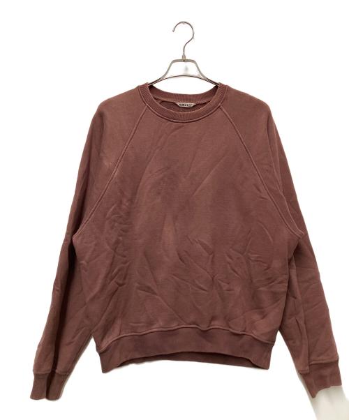 AURALEE（オーラリー）AURALEE (オーラリー) SMOOTH SOFT SWEAT P/O ブラウン サイズ:4の古着・服飾アイテム