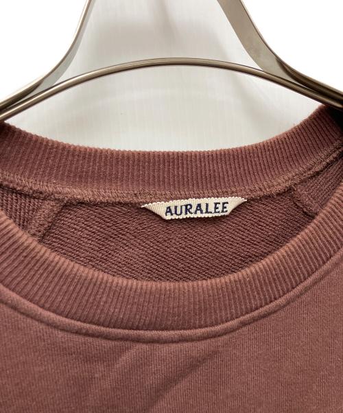 AURALEE（オーラリー）AURALEE (オーラリー) SMOOTH SOFT SWEAT P/O ブラウン サイズ:4の古着・服飾アイテム