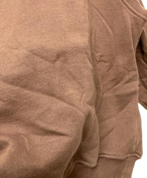 AURALEE（オーラリー）AURALEE (オーラリー) SMOOTH SOFT SWEAT P/O ブラウン サイズ:4の古着・服飾アイテム