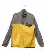 Patagoniaパタゴニア）の古着「Houdini SnapT PullOver」｜グレー×イエロー