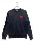 Hysteric Glamourヒステリックグラマー）の古着「プリントスウェット」｜ブラック×レッド