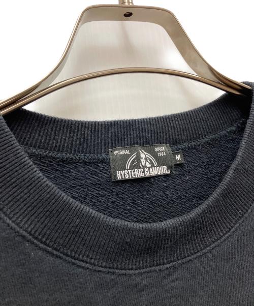 Hysteric Glamour（ヒステリックグラマー）Hysteric Glamour (ヒステリックグラマー) プリントスウェット ブラック×レッド サイズ:Mの古着・服飾アイテム
