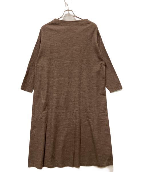 中川政七商店（ナカガワマサシチショウテン）中川政七商店 (ナカガワマサシチショウテン) ニットワンピース ブラウン サイズ:FREEの古着・服飾アイテム
