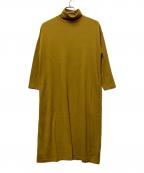 中川政七商店ナカガワマサシチショウテン）の古着「ニットワンピース」｜イエロー