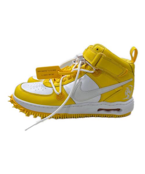 NIKE（ナイキ）NIKE (ナイキ) OFFWHITE (オフホワイト) AIR FORCE 1 MID(エアフォース1ミッド) イエロー サイズ:29の古着・服飾アイテム