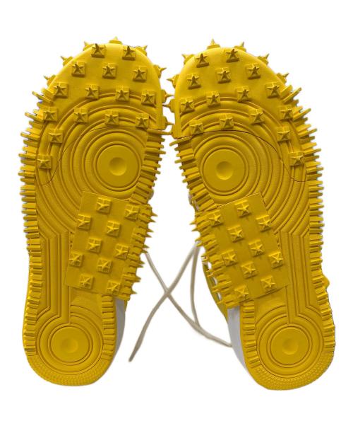 NIKE（ナイキ）NIKE (ナイキ) OFFWHITE (オフホワイト) AIR FORCE 1 MID(エアフォース1ミッド) イエロー サイズ:29の古着・服飾アイテム